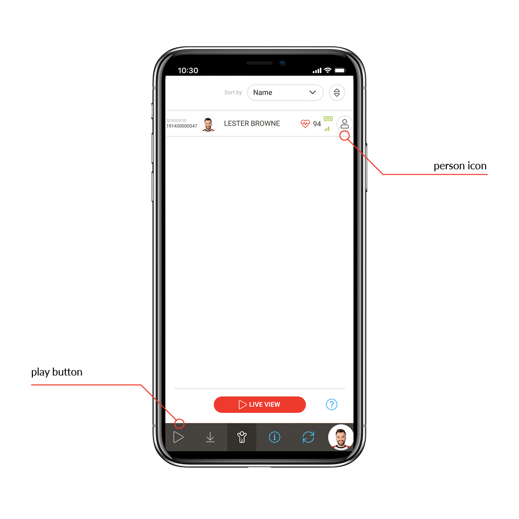 Athlete Instructions | Firstbeat Sports Live app for iPhone